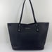 GiGi New York pebbled black leather tote