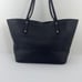 GiGi New York pebbled black leather tote