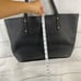 GiGi New York pebbled black leather tote