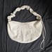 Croissant Gather Shoulder Bag/ 3way【ivory】