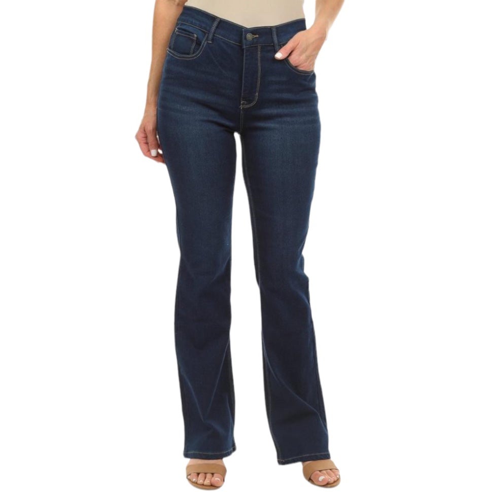 Curve Appeal High Rise Curve Creator Shaping Flare Leg Jeans NWT 6/28