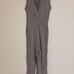 Grey sleeveless jumpsuit