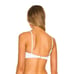 L*Space Helena Bikini Top in White Size Medium V Wired Front NWT