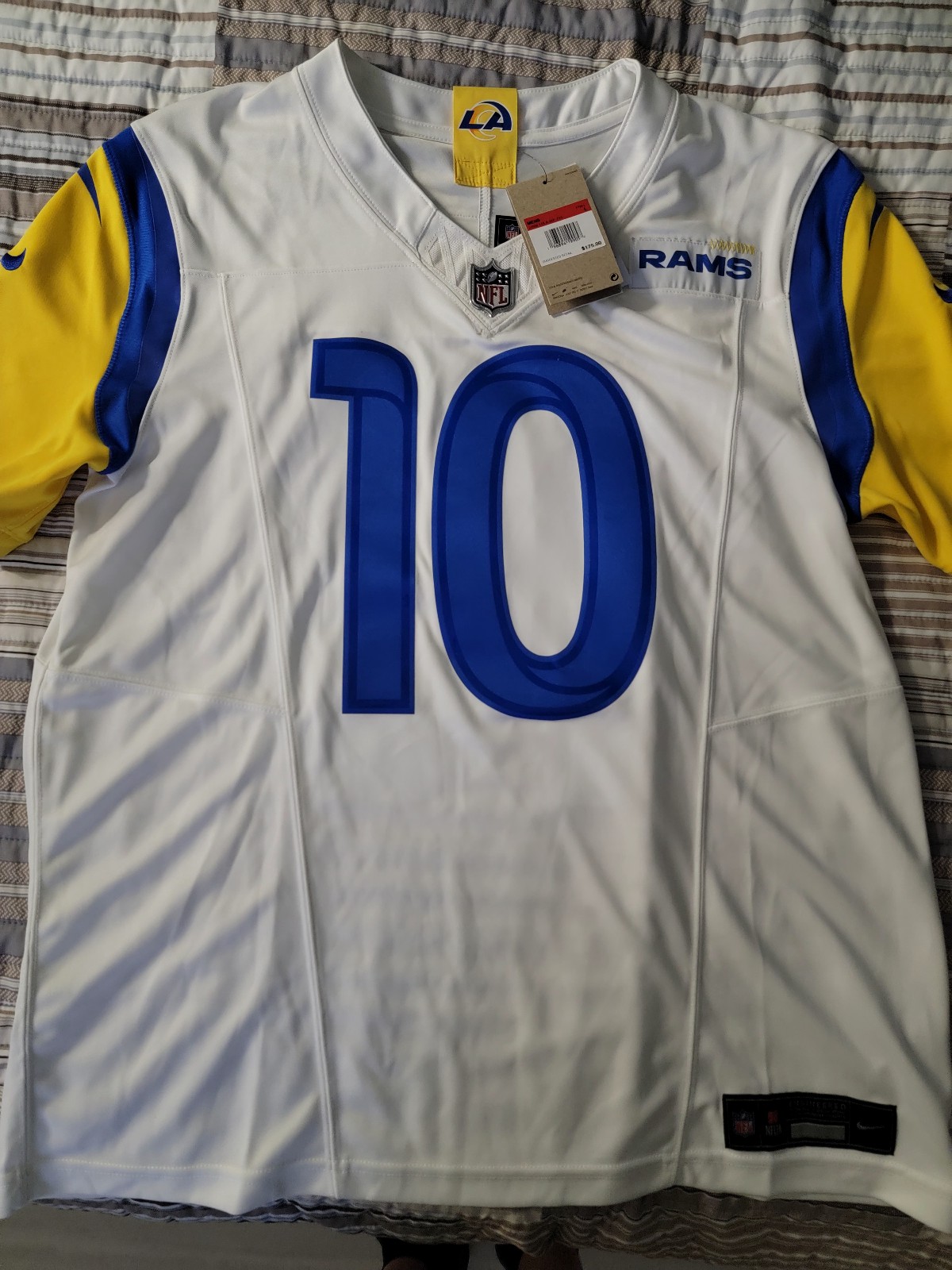 ~BRAND NEW Los Angeles Rams Cooper Kupp #10 Nike NFL Football Jersey Men’s Large