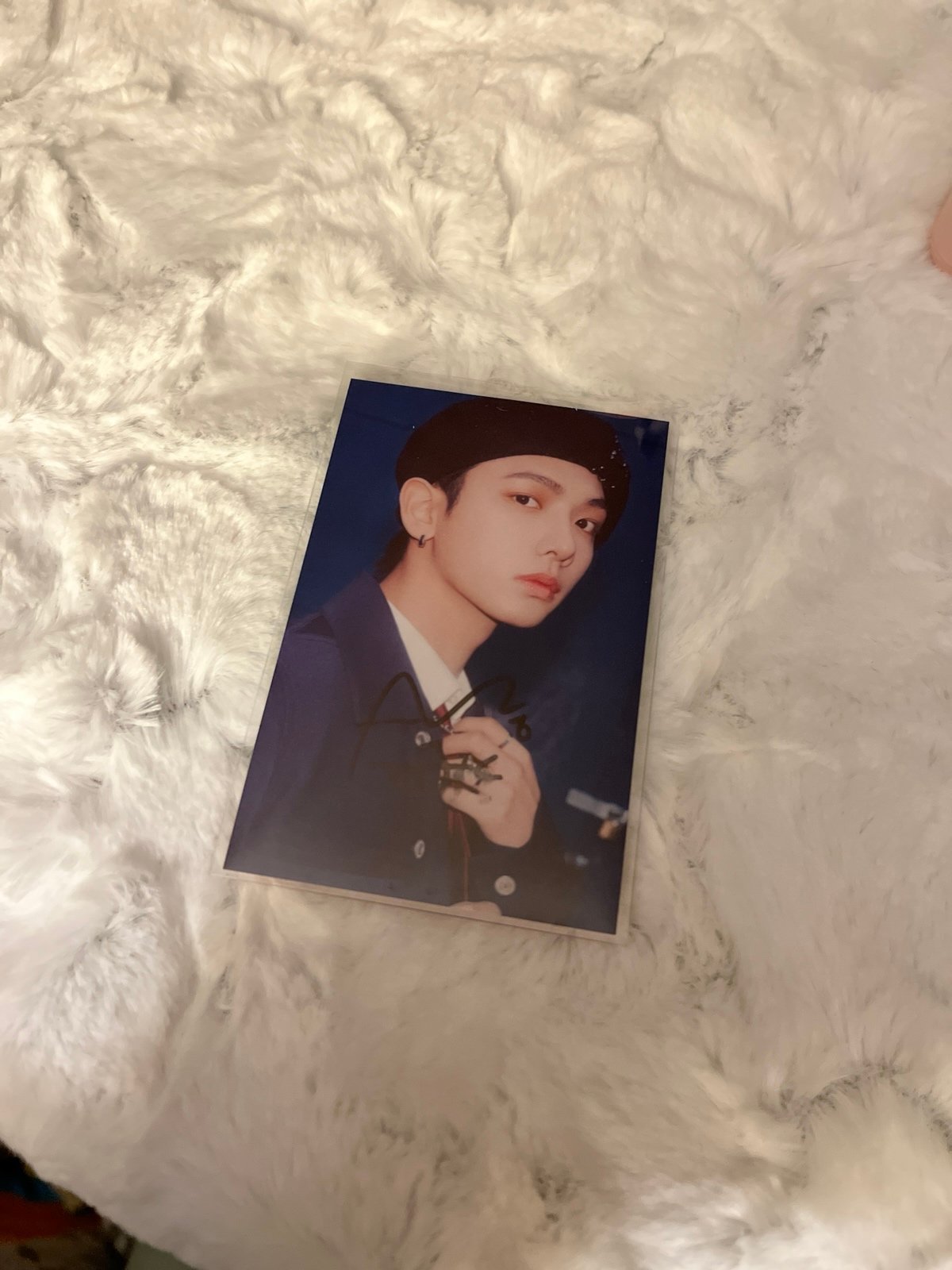 Myung Jaehyun signed photocard