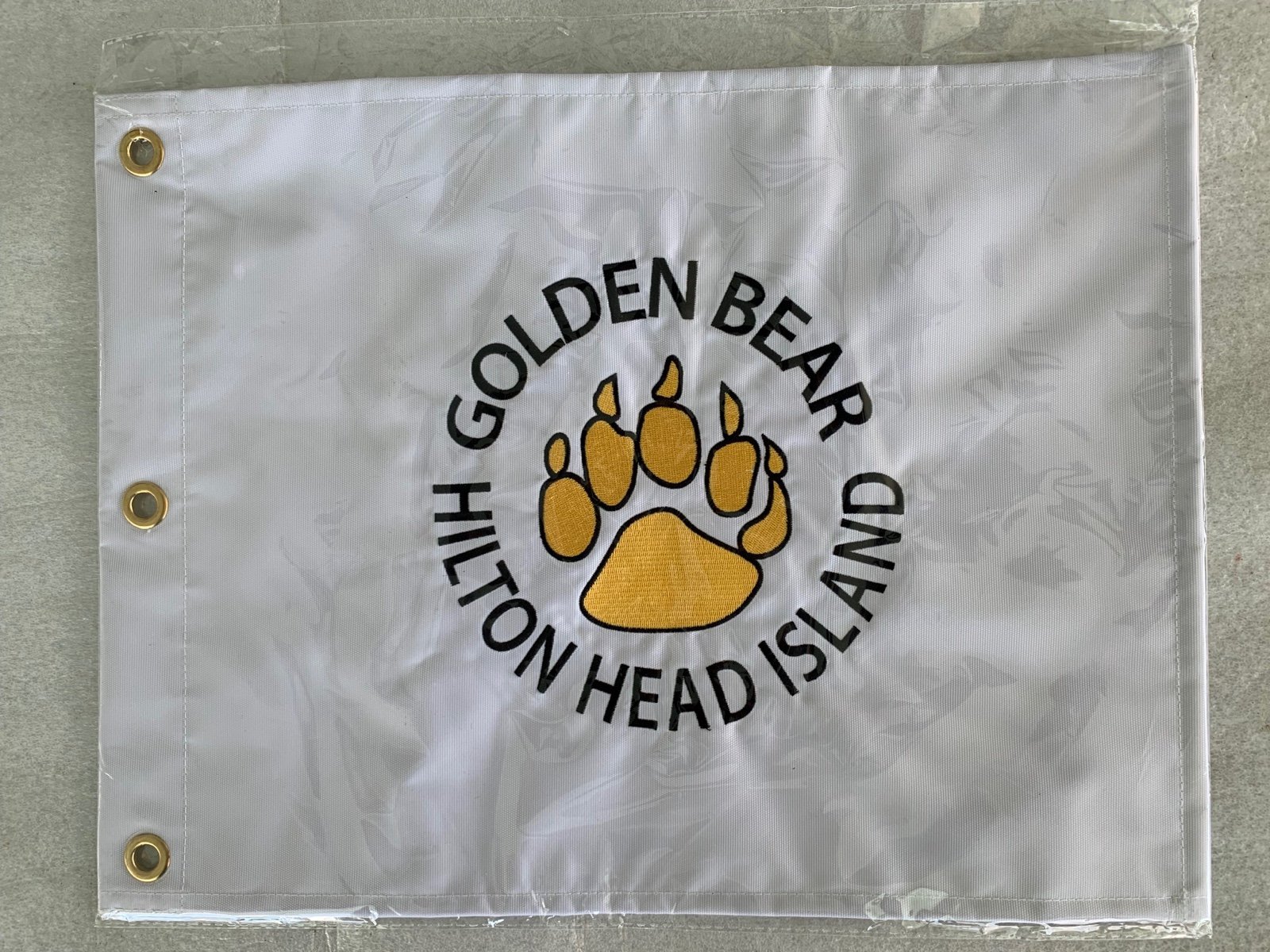 JACK NICKLAUS DESIGNED HILTON HEAD GOLDEN BEAR GOLF COURSE PIN FLAG NEW
