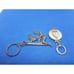 Vintage 1940s-50s Pontiac Key Fob plus XXX Keychain! You Get Both! Estate Find!