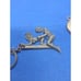 Vintage 1940s-50s Pontiac Key Fob plus XXX Keychain! You Get Both! Estate Find!
