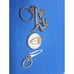 Vintage 1940s-50s Pontiac Key Fob plus XXX Keychain! You Get Both! Estate Find!