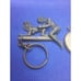 Vintage 1940s-50s Pontiac Key Fob plus XXX Keychain! You Get Both! Estate Find!