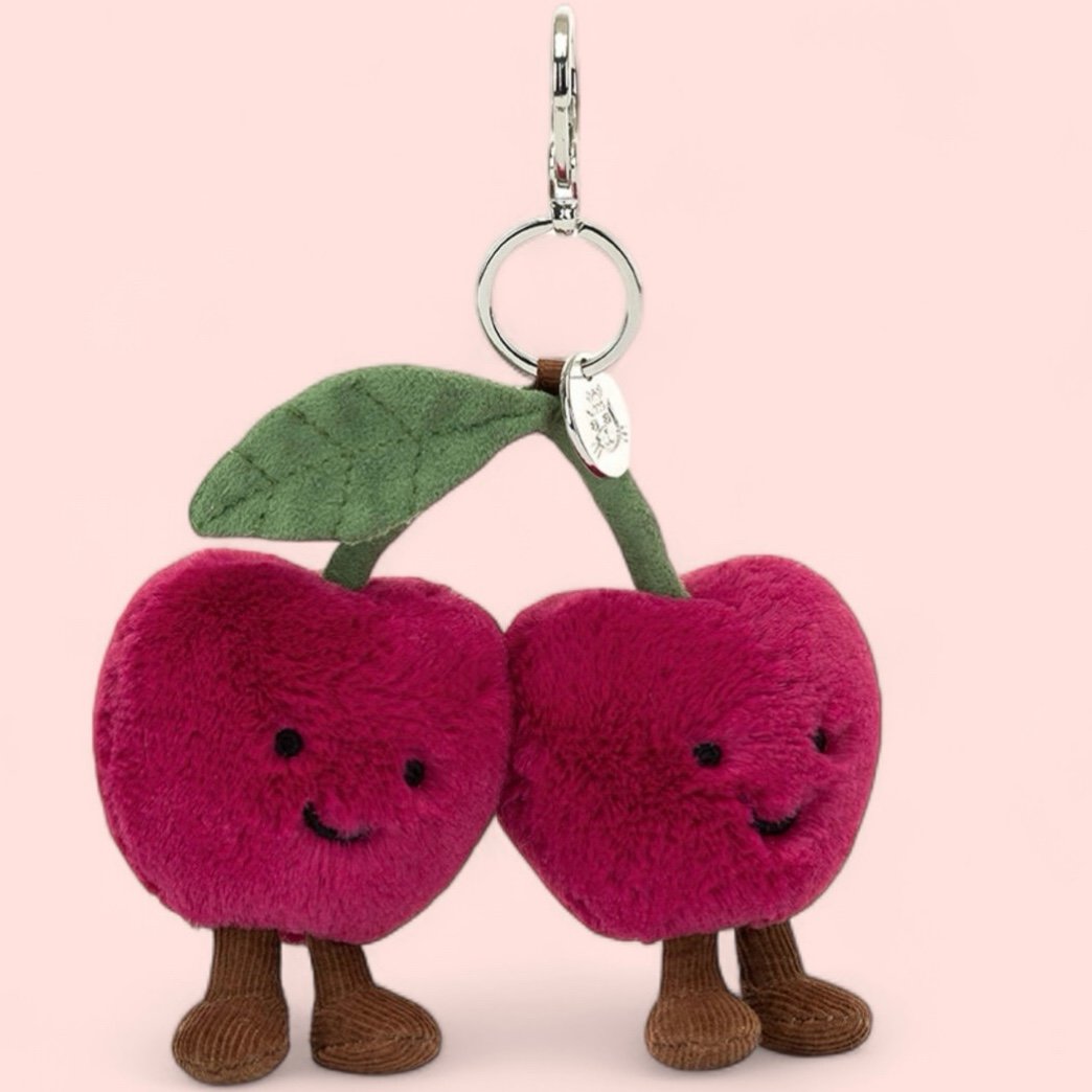 Jellycat cherries charm