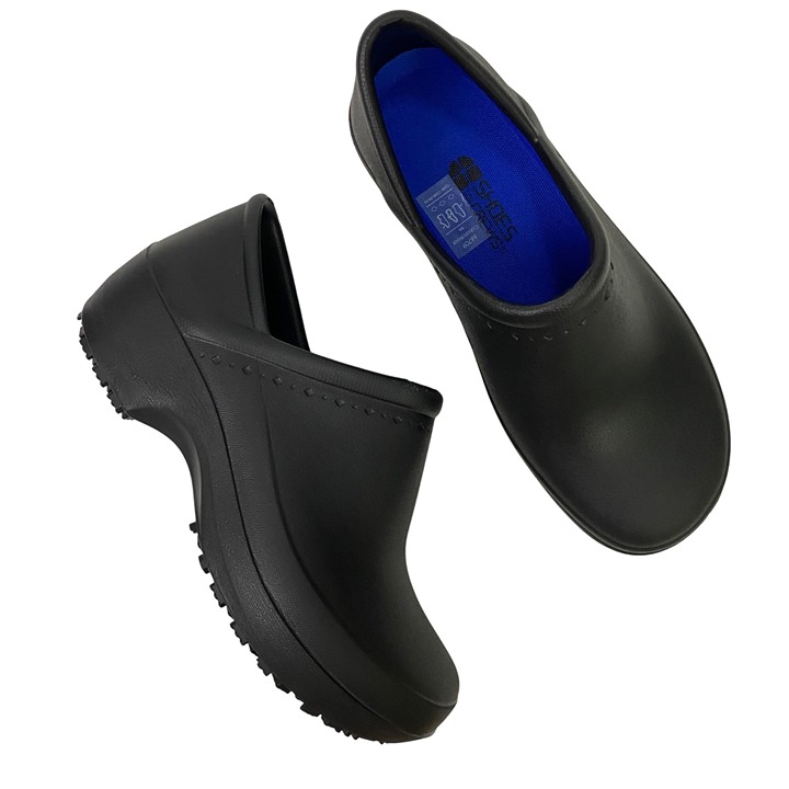 Shoes for Crews 66709 Cobalt Slip Resistant Oil Resistant Work Clogs Shoes Women
