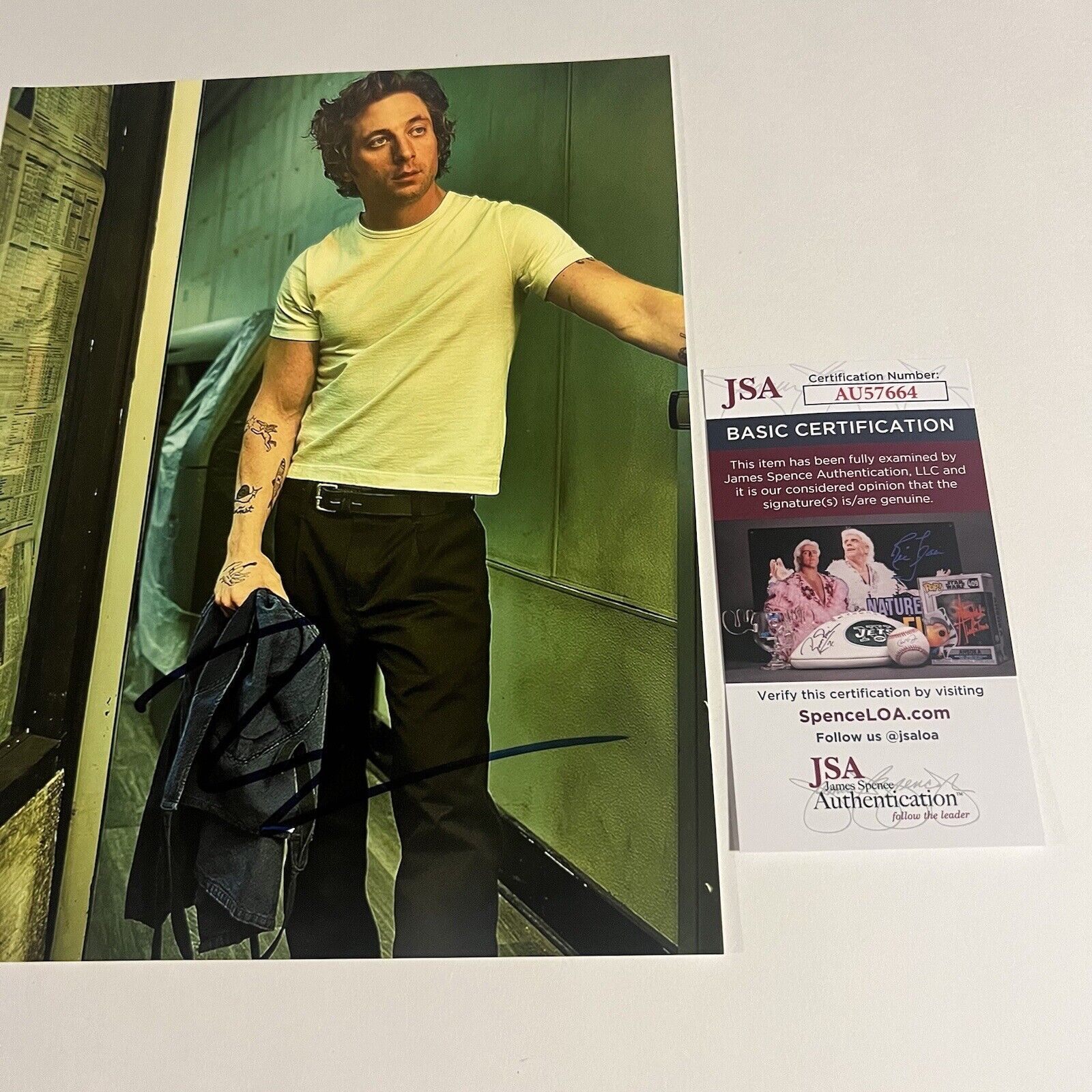 JEREMY ALLEN WHITE SIGNED 8x10 PHOTO THE BEAR SHAMELESS ACTOR + JSA COA
