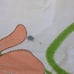 Vintage Utica floral yellow orange green bath towels bed sheet diy fabric scrap
