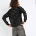 Madewell textured turtleneck sweater top windowpane NWT
