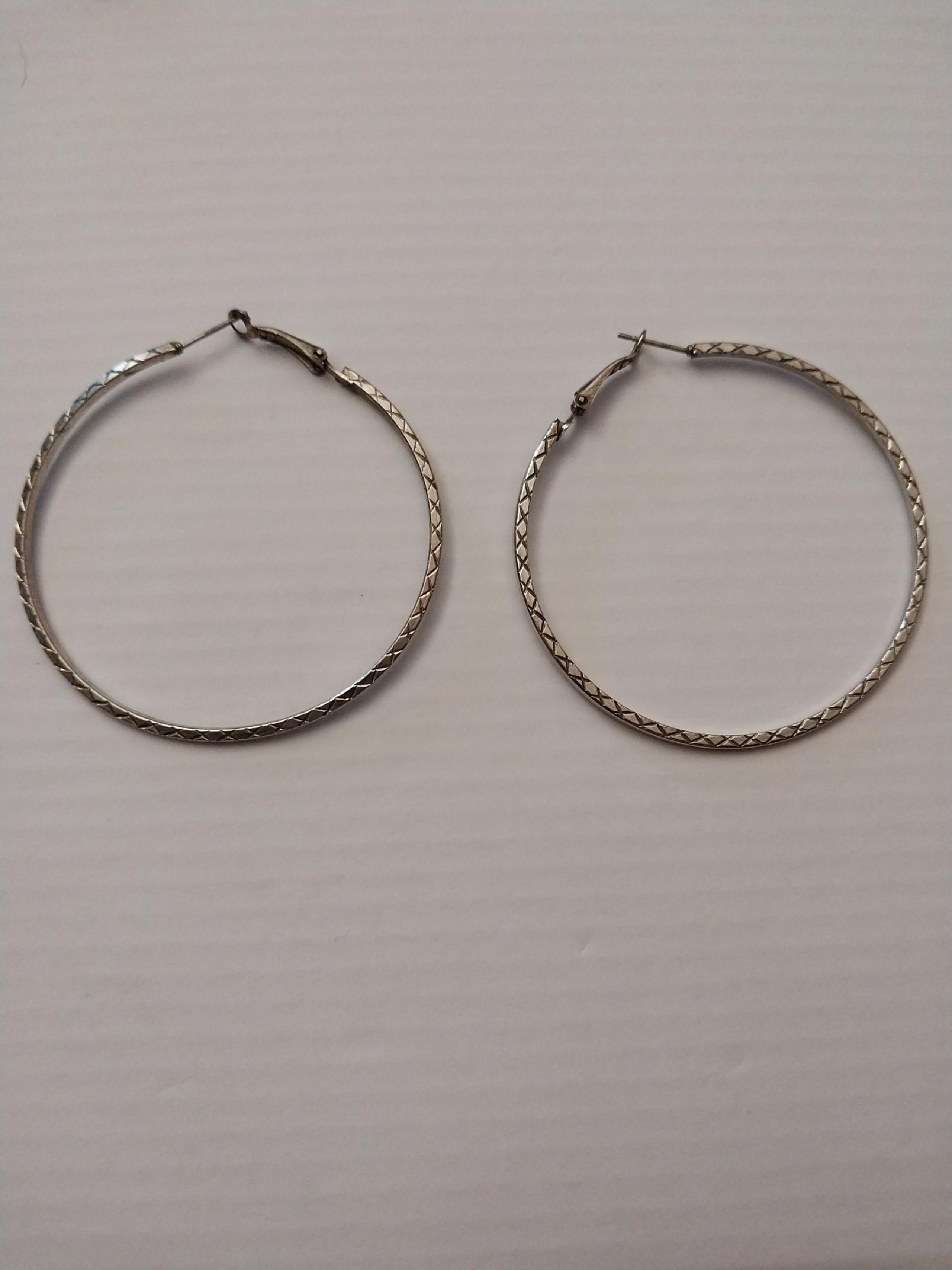 Women's 925 Silver Round Earrings