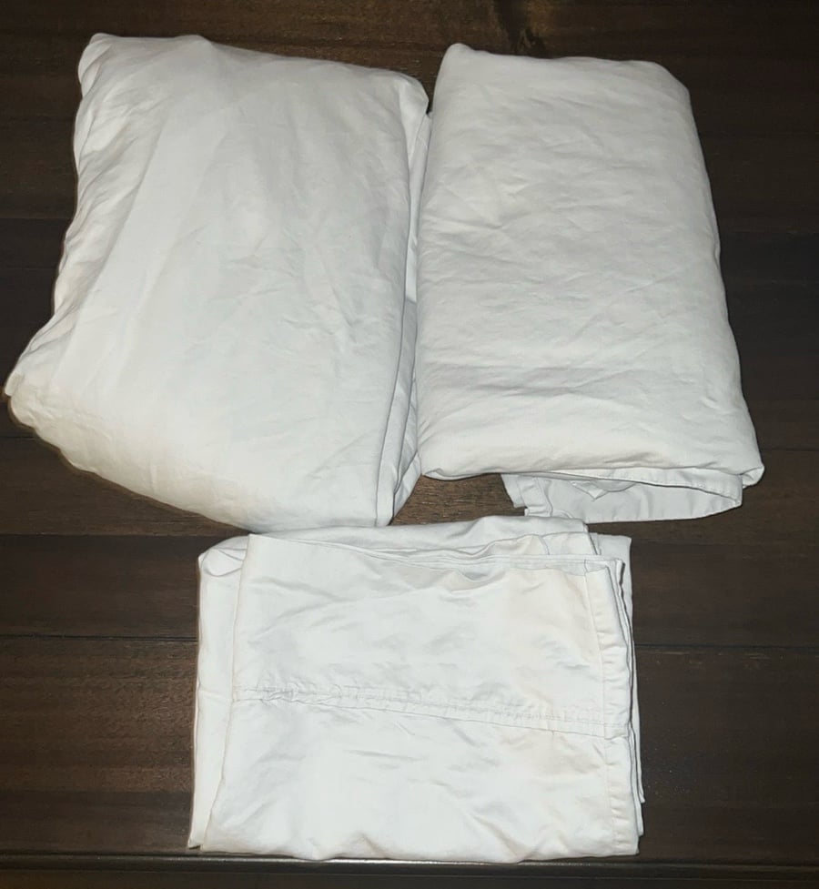 Charter Club Light Gray 100% Cotton Queen Sheet Set