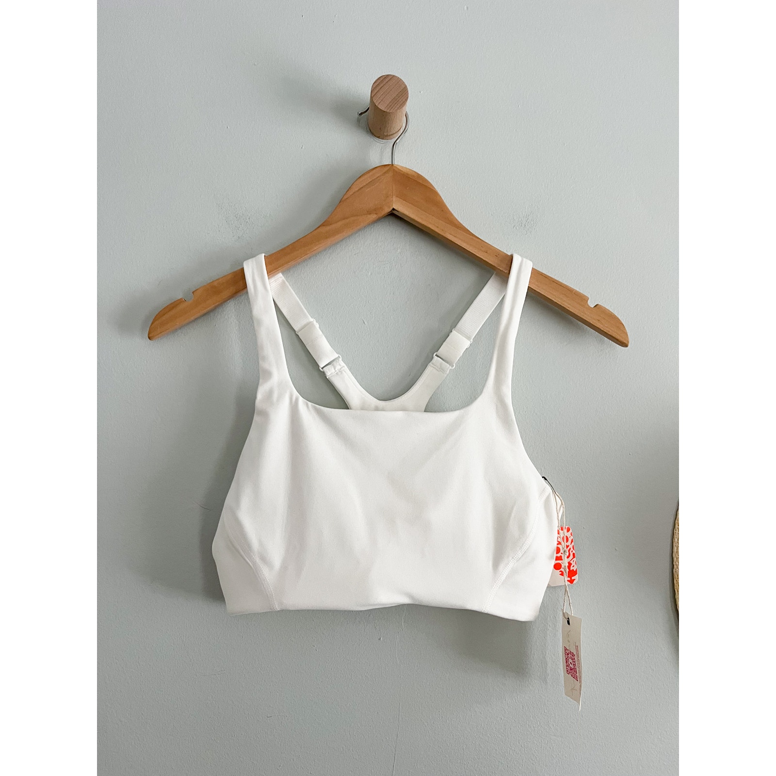 NWT FP Movement x Hatch Never Better Square Neck Maternity Bra White Sz XS