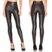 SPANX - Faux Leather Stretch Leggings Style 23590 2437 | Black | Size Medium
