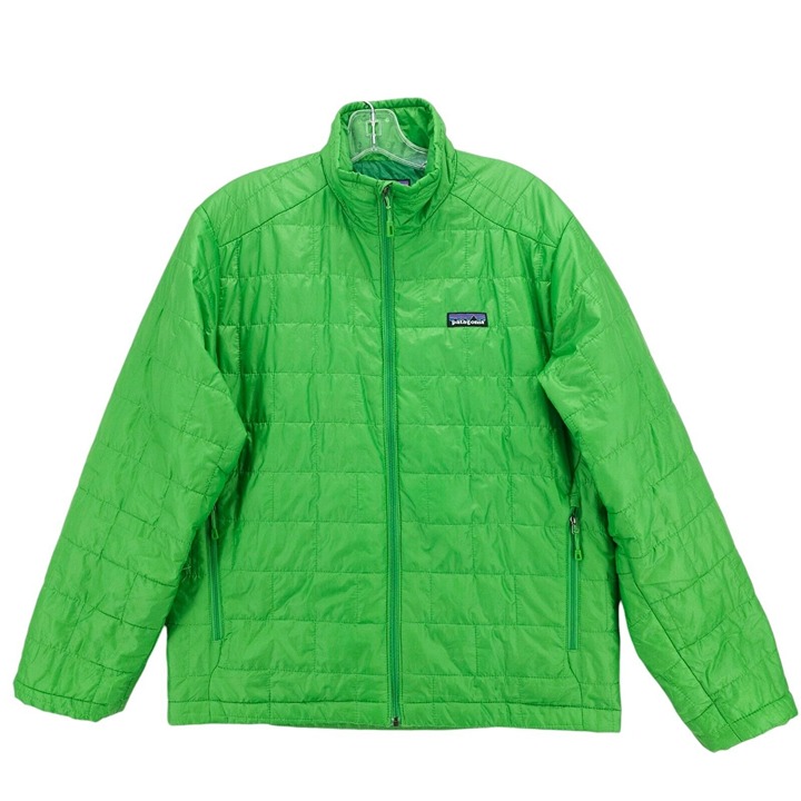 PATAGONIA Nano Puff Jacket Bright Green 84210FA12 Primaloft Insulated Mens SMALL