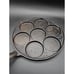 Vintage Made in USA Cast Iron Swedish Pancake Plett Pan