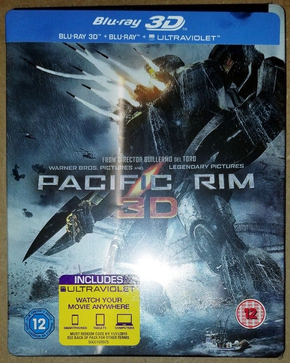 UK's release of Pacific Rim 3D blu-ray steelbook - New, Rare & OOP