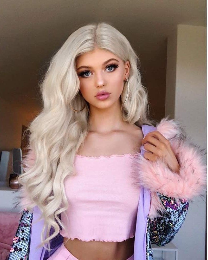 Platinum Blonde Beauty Lace Front Wig