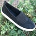 MINNETONKA GABI SLIP-ON WOMEN'S BLACK SIZE 8