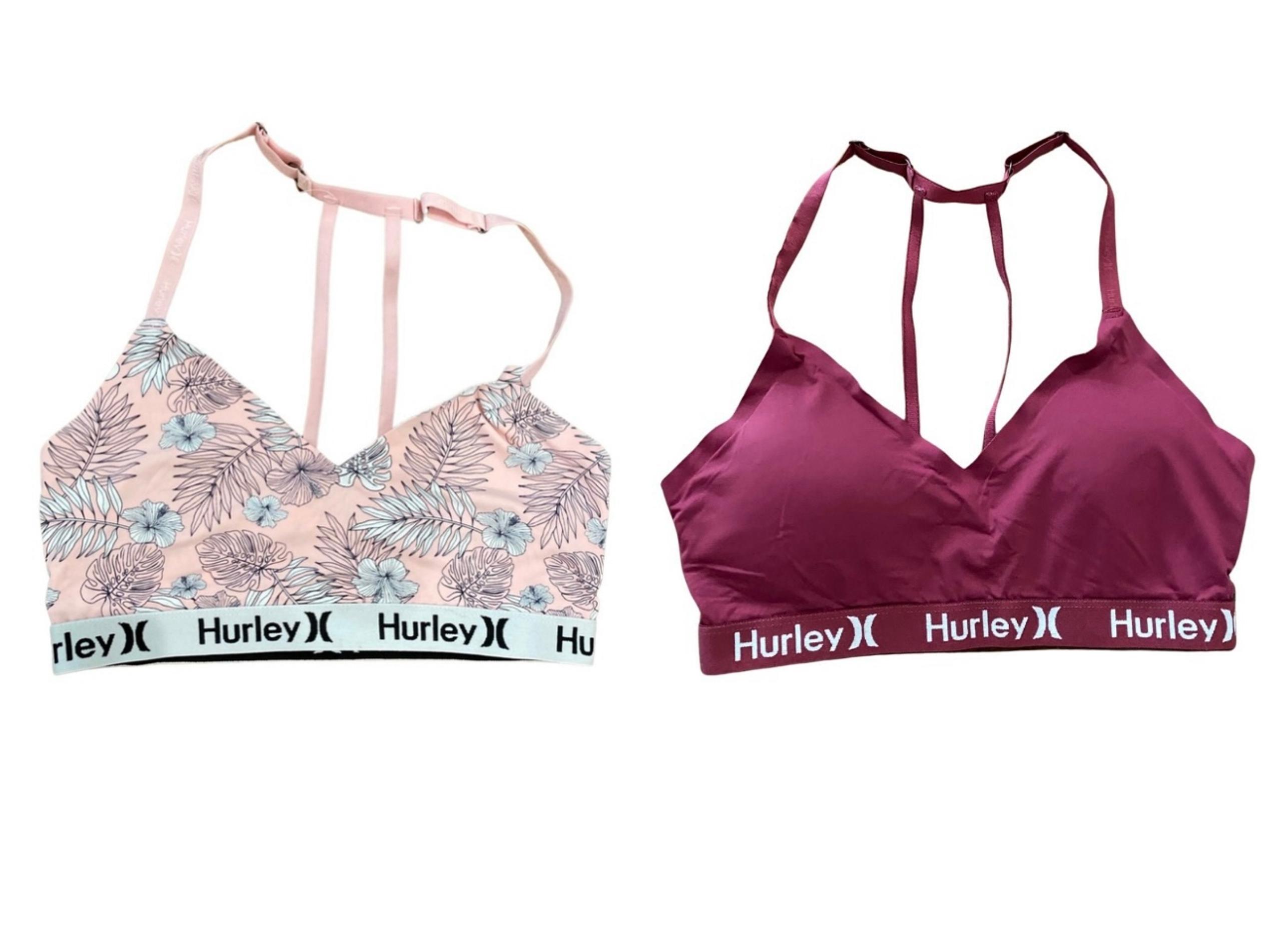 Hurley Women’s Sports Bras Bundle Size Medium