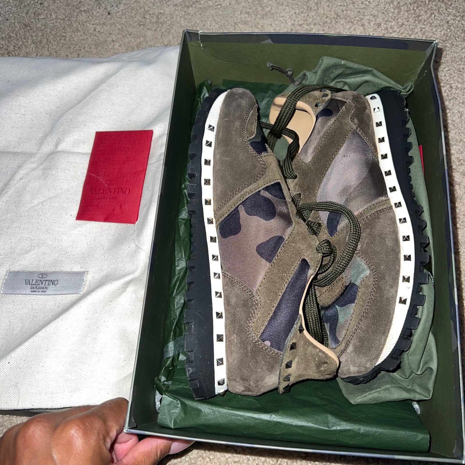 valentino garavani camoflage tennis