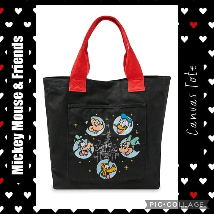 新作【Disney】Mickey Mouse and Friends Canvas Tote Bag m14261724115_1.jpg