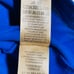 Burberry Polo Shirt Men’s Size Small Two Button Shirt Check Royal Blue Authentic