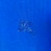 Burberry Polo Shirt Men’s Size Small Two Button Shirt Check Royal Blue Authentic