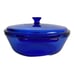 Anchor Hocking Blue Glass Ovenware Casserole Baking Dish , 2 Quart, 9 inch Wide