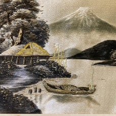 Vintage Japanese Silk Art