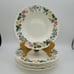 Wedgwood Richmond 8 Soup Bowls Set of 6 Floral Scalloped Midcentury 60s Vintage
