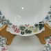 Wedgwood Richmond 8 Soup Bowls Set of 6 Floral Scalloped Midcentury 60s Vintage