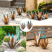 Rustic Sculpture, 2Pack DIY Rustic Hand Painted Metal Agave, Metal