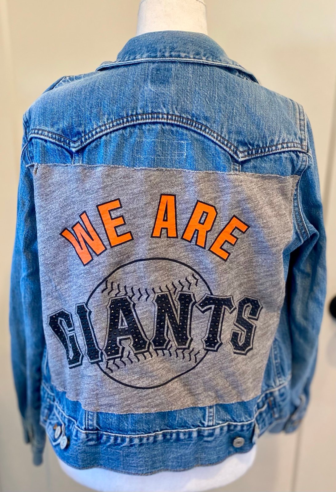 Upcycled San Francisco Giants Jean Jacket