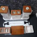 Rae Dunn Wood Trim Bathroom 6pc Set *