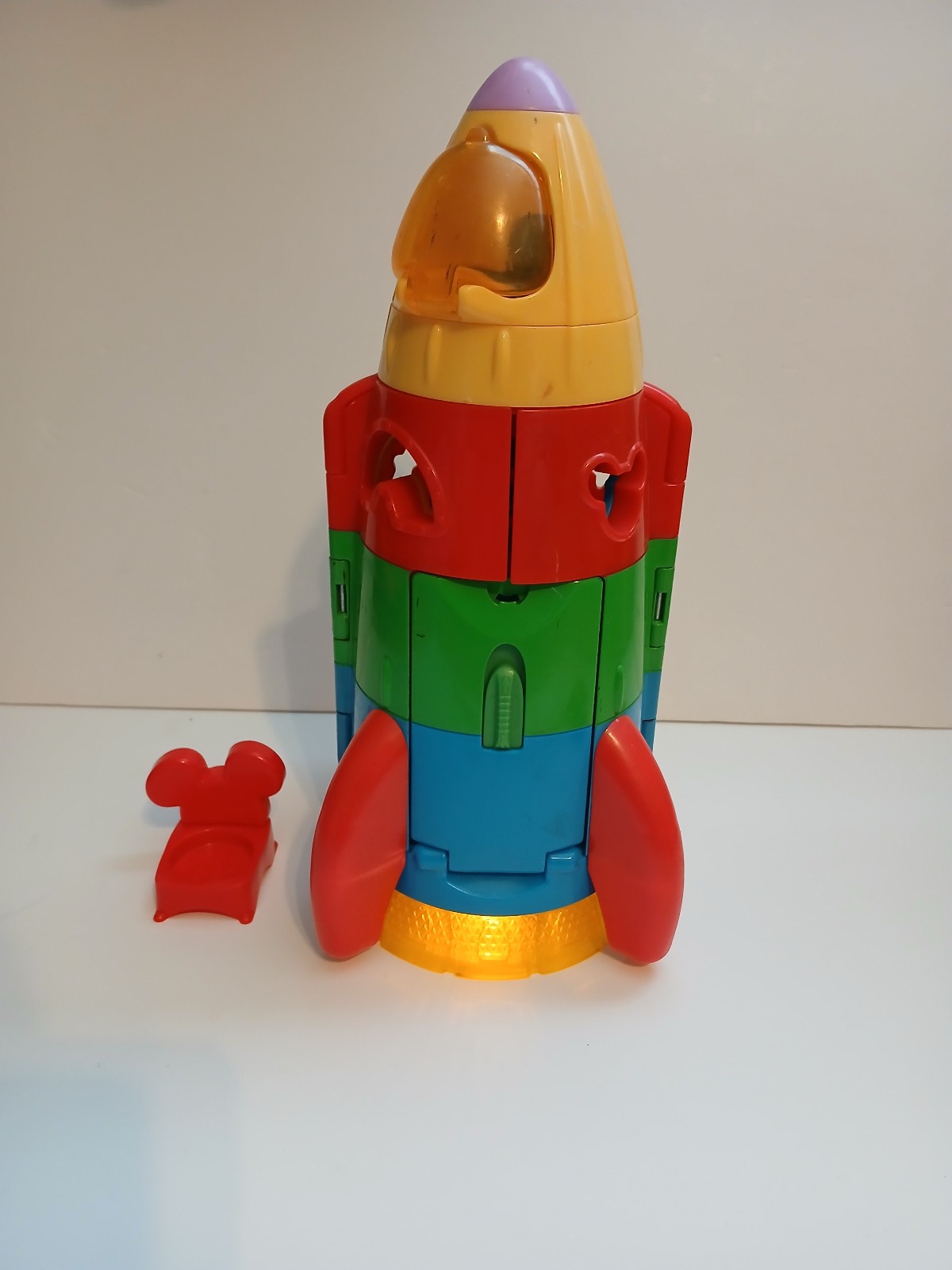 Mickey Mouse Clubhouse Mickey's Blast Off Rocket Sounds Lights Working