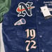 Nike Jacket Men XXL 2XL Blue Letterman Varsity Bomber Corduroy Colorblock FQ6159
