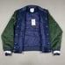Nike Jacket Men XXL 2XL Blue Letterman Varsity Bomber Corduroy Colorblock FQ6159