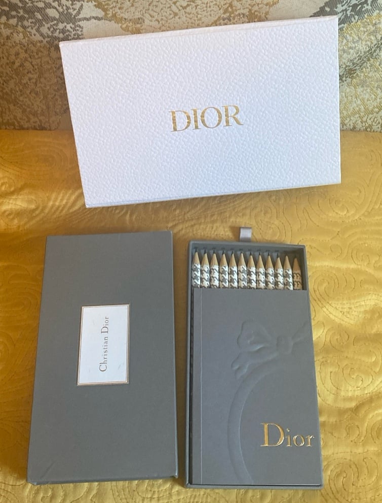 Dior pencil and sketch book