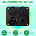 4 Gang Toggle Rocker Switch Panel Dual USB Car Boat Marine RV Truck Green LED