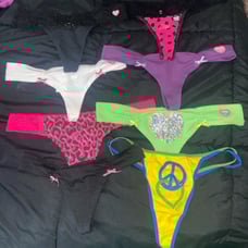 VS PINK vintage thong panty bundle