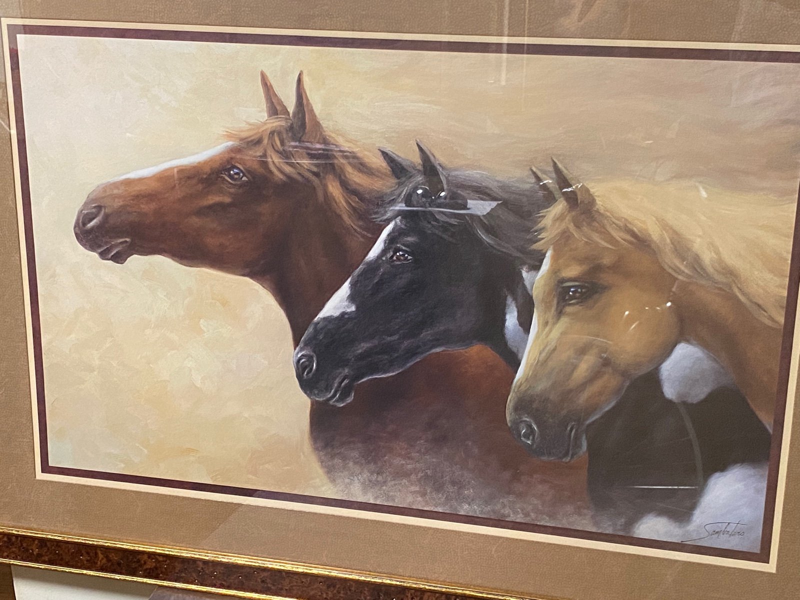 Shops Vintage Horses Painting By Joe Sambataro