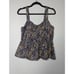 Anthropologie Jamie Zebra print peplum top Medium