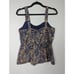 Anthropologie Jamie Zebra print peplum top Medium