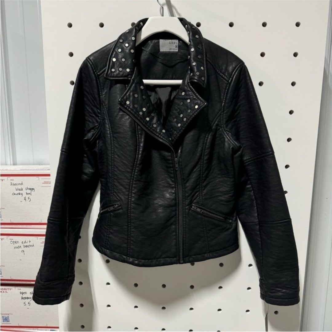 Ruff Hewn leather jacket non leather size medium